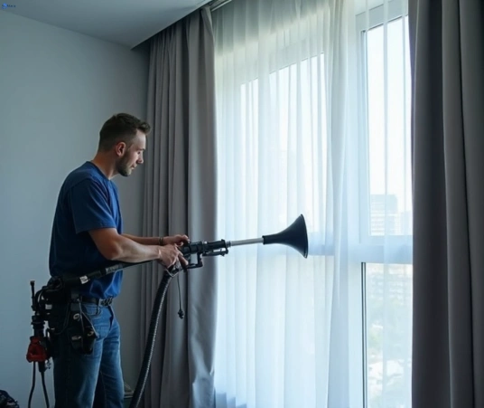 Professional curtain stain removal process equipment Matty Curtain Cleaning kirrawee-nsw